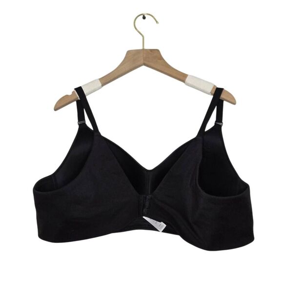 Cacique Lightly Lined Balconette Size 44B Black - Picture 3 of 4